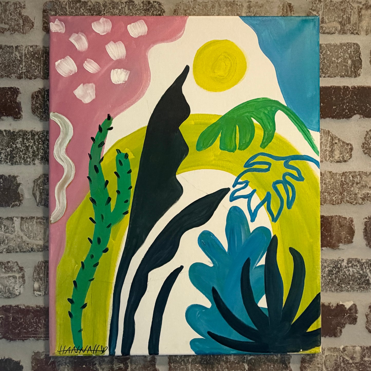 Abstract Retro Canvas Class - Saturday, July 11th -11AM-1PM