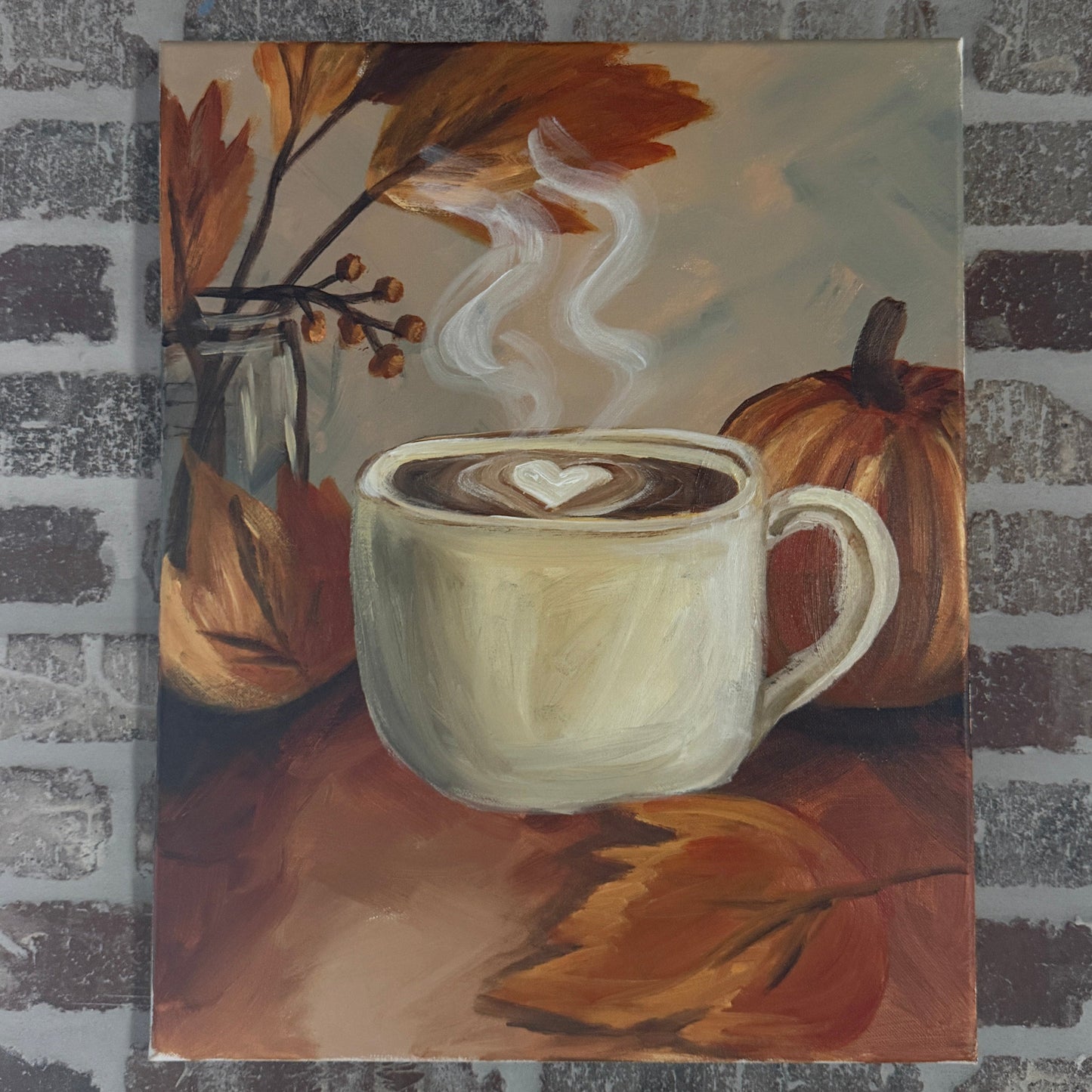 Pumpkin Spice Latte Canvas Class - Saturday, September 19th 6-8 PM