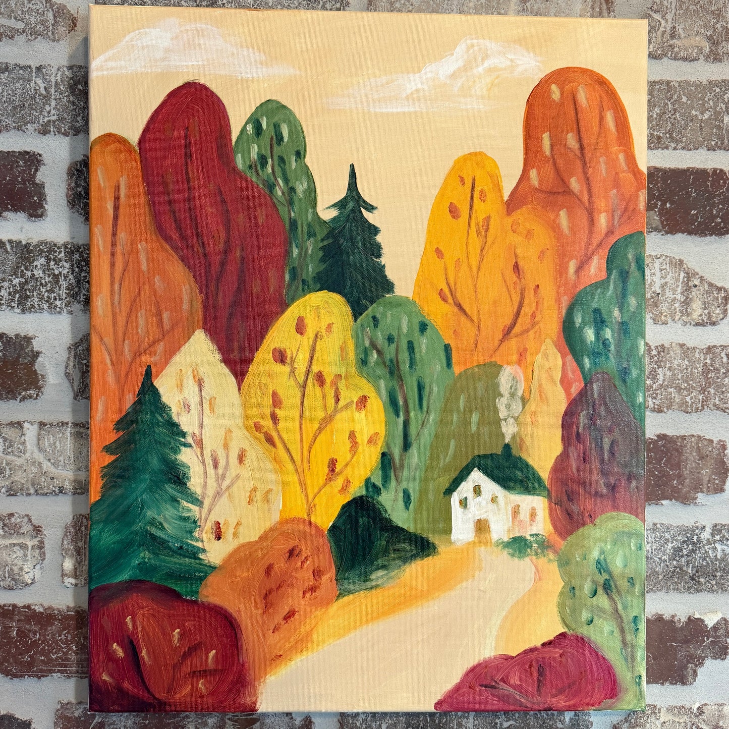 Autumn House Canvas Class - Friday, October 9th 6:30-8:30 PM