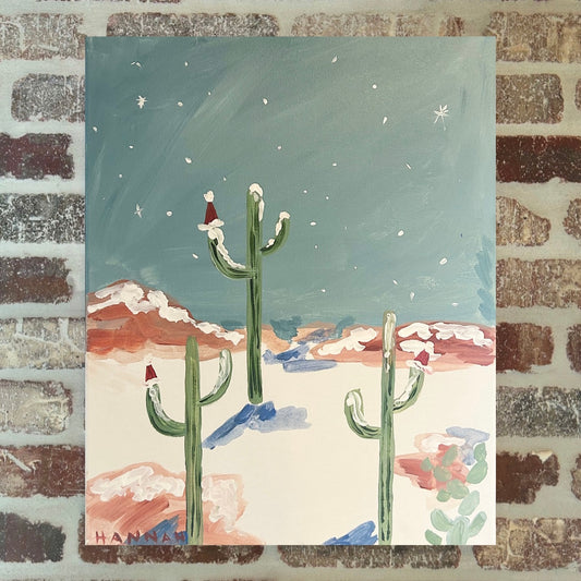 Winter Desert Canvas Class - Friday, November 15th - 6:30-8:30PM