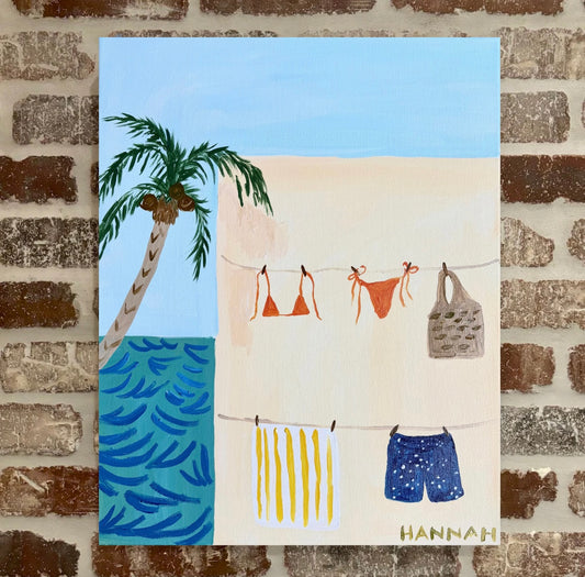 Beach Day Canvas Class - Friday, May 15th - 6:30-8:30PM