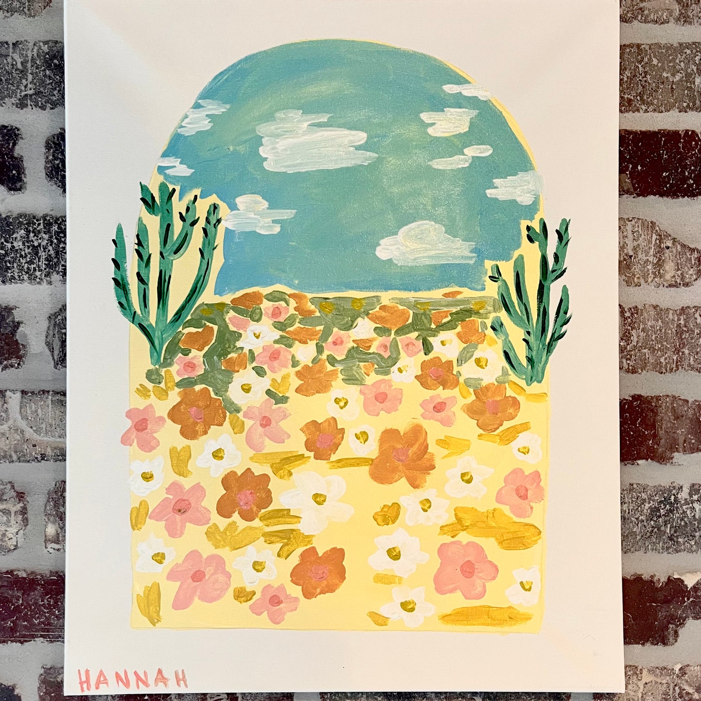 Spring Flower Field Canvas Class - Friday, March 8th - 6:30-8:30PM
