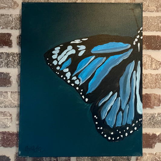Blue Butterfly Canvas Class - Sunday, July 5th - 2:30-4:30PM