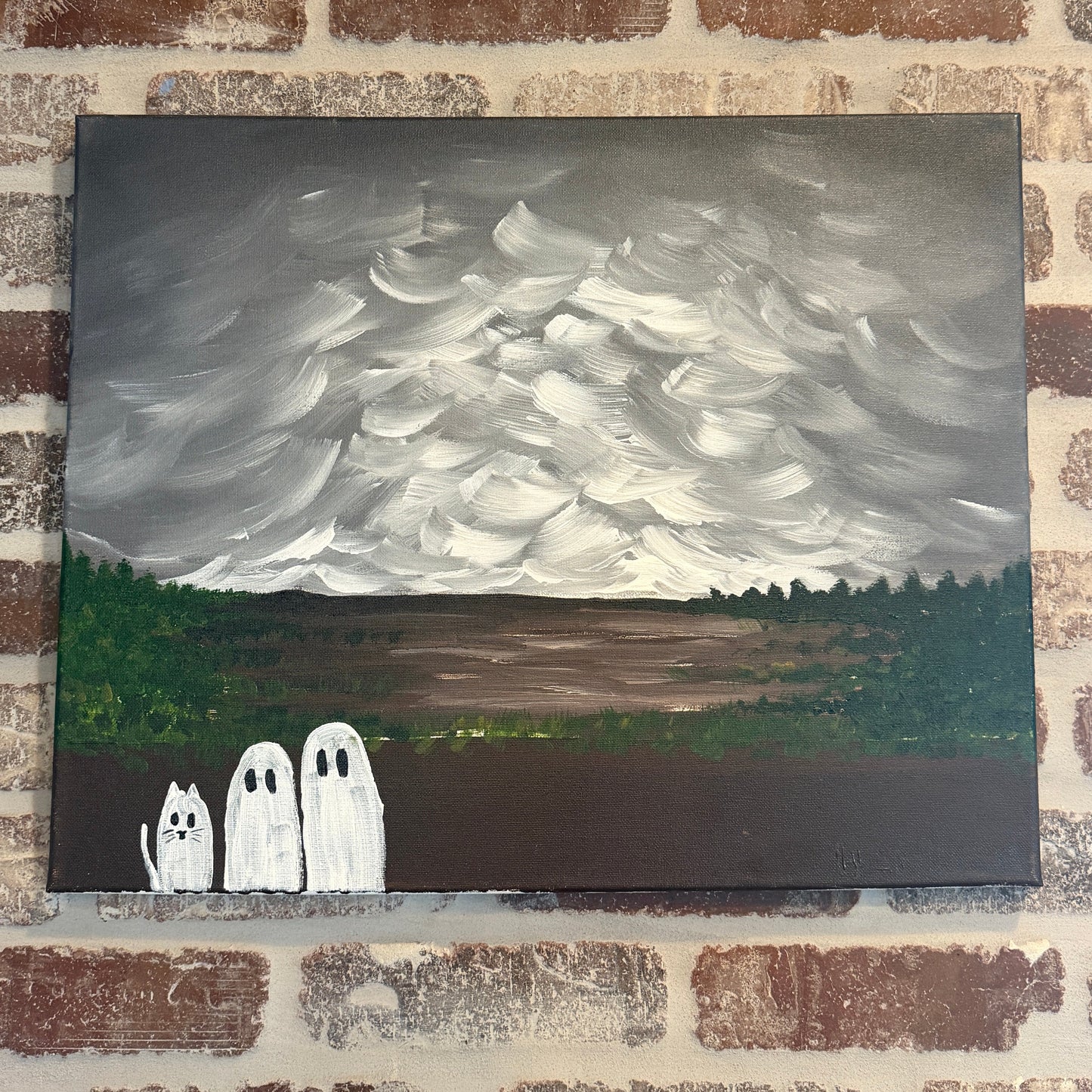 Sppoky Ghost Canvas Class - Friday, October 23rd 6:30-8:30 PM