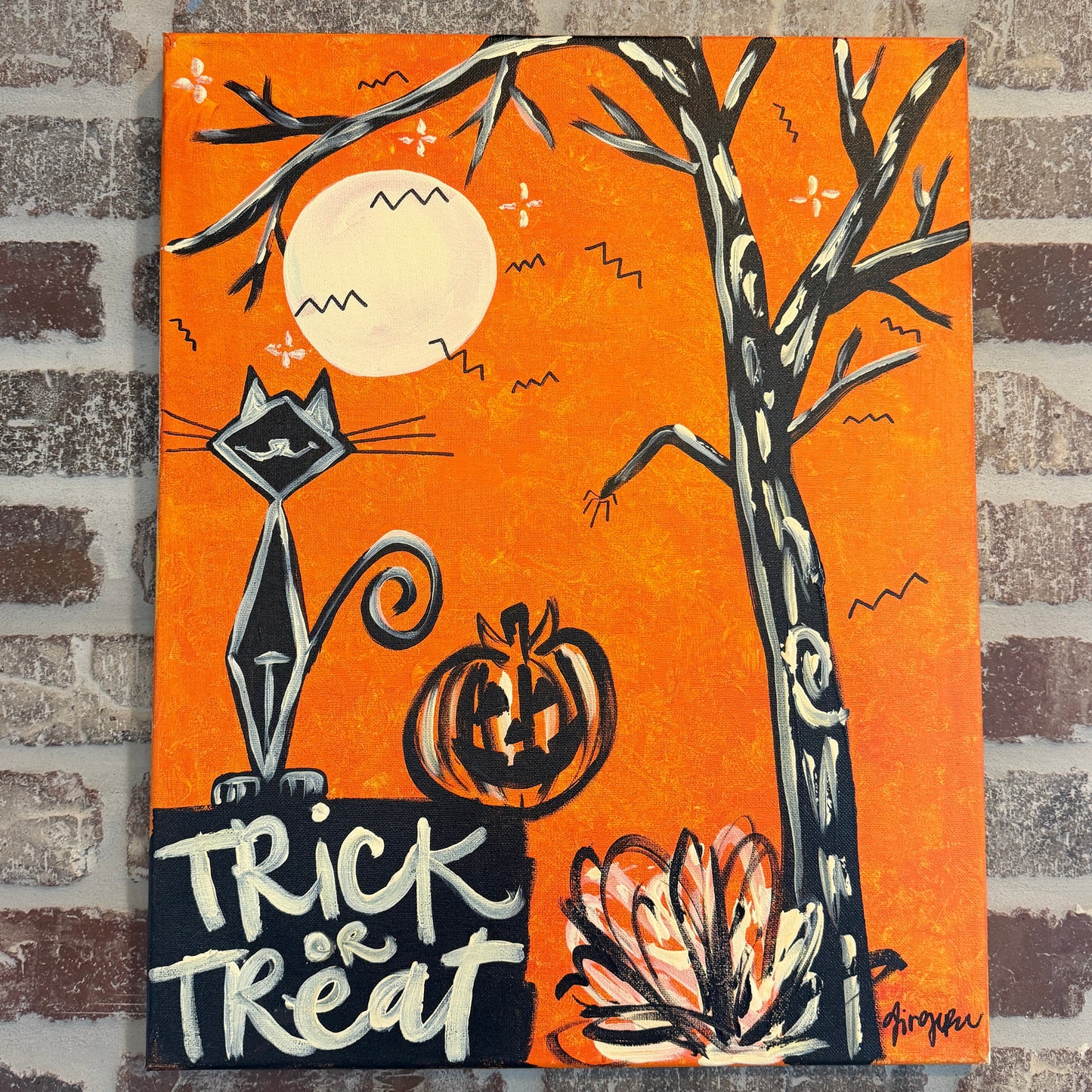 Trick or Treat Canvas Class - Friday, October 30th 6:30-8:30 PM