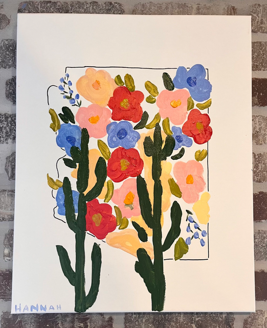 AZ Florals Canvas Class - Friday, June 6th @ 6:30-8:30PM