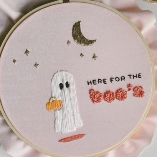 Embroidery Workshop - Saturday, October 25th - 7-9PM